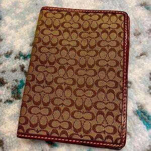 Authentic Coach Passport Cover